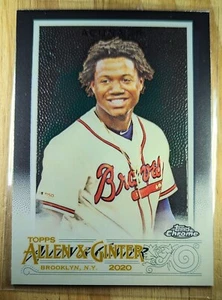 2020 Ronald Acuna Jr Topps Allen & Ginter Chrome #88 MLB Atlanta Braves Baseball - Picture 1 of 3