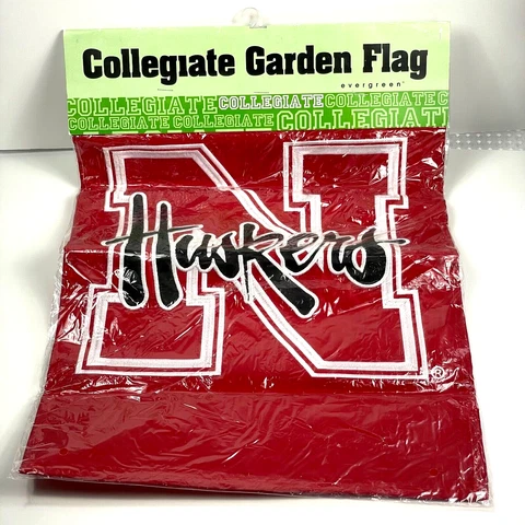 UNIVERSITY NEBRASKA FLAG NEW 2012 HUSKERS RED WHITE GARDEN 16949B EVERGREEN ENT Cover