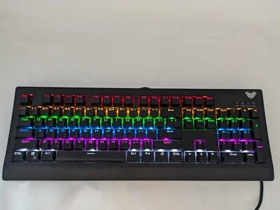 AULA Demon King-Back Lit Multicolour Mechanical Keyboard 60 keys-Works Great! - Image 1 of 4