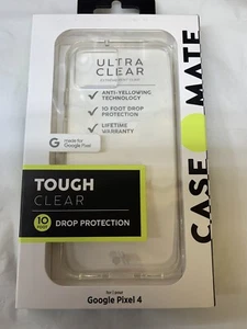 Case-Mate Tough Clear Case For Google Pixel 4 (Clear) - Picture 1 of 2