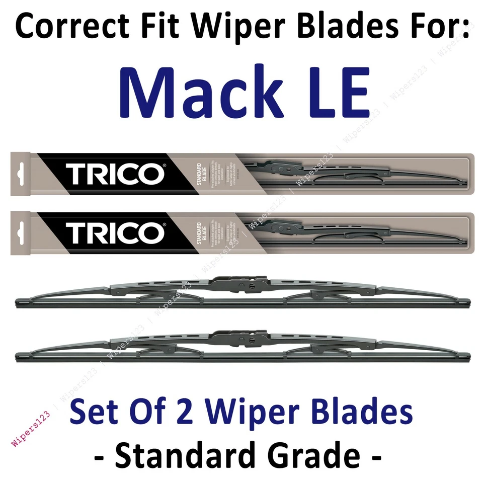 Лезвия стеклоочистителя стандартные упаковка 2 шт. - подходят для 1995-2005 Mack LE - 30240x2 - Изображение 1 из 1