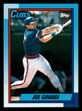 1990 Topps Joe Girardi  Chicago Cubs #12 Centered Mint Baseball Card