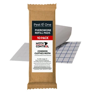 Pheromone Sticky Refill Pads: 2-in-1 Pantry and Clothes Moth Trap - Pest Control - Picture 1 of 13