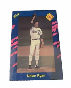 1990 '90 Classic Game Baseball Card Blue Set NOLAN RYAN - FACTORY SEALED - Picture 1 of 4