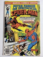 Peter Parker Spectacular Spider-Man #1 Dec 1976 Marvel Key Issue GD to VG Range