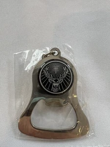 Jagermeister Apribottiglie Acciaio Inox Portachiavi Portachiavi Anello Chiavi Regalo Sigillato - Foto 1 di 2