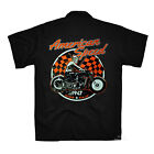 Biker Hemd Worker Shirt Vintage Motorrad classic Oldtimer Garage american *4098