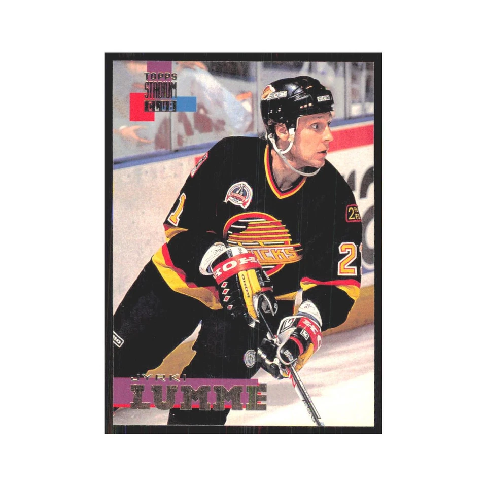 1994 Stadium Club Jyrki Lumme Vancouver Canucks #132 - Image 1 of 3