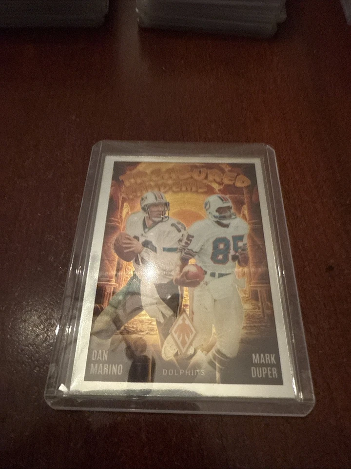 2024 Panini Phoenix - Treasured Tandems Dan Marino, Mark Duper #TT-MIA - Image 1 of 2