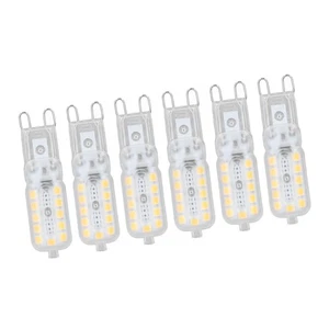 (Natural White 110-140V)6pcs G9 LED Bulb 5W Transparent Cover 22LED Dimmable - Picture 1 of 24