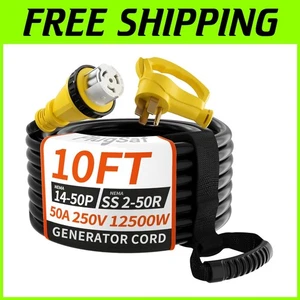 Cable de alimentación confiable para autocaravana 50A - conector macho a hembra - Imagen 1 de 9