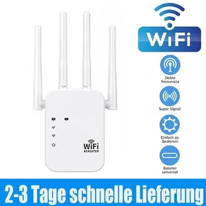 WLAN Repeater Router Range Wifi Verstärker Signal Access Point Booster 1200 Mbps - Bild 1 von 17