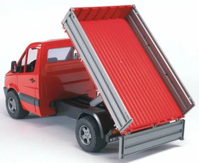 Bruder 02530 MB Sprinter mit Ladefläche Pritsche LKW Transport Lieferwagen NEU - Bild 1 von 2