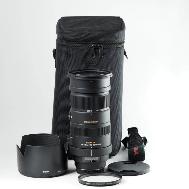 ★レア/美品★ SIGMA 50-500mm 4-6.3 APO EX HSM Sigma 50-500mm f/4.5-6.3 Camera Lenses for sale - eBay