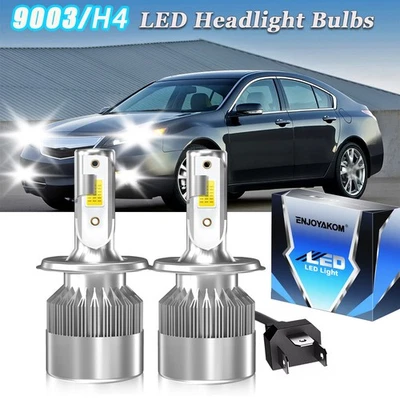 For Acura TL 1995-1998 2pc H4 LED Headlight Bulbs High Low Beam Combo Kit - Image 1 of 4