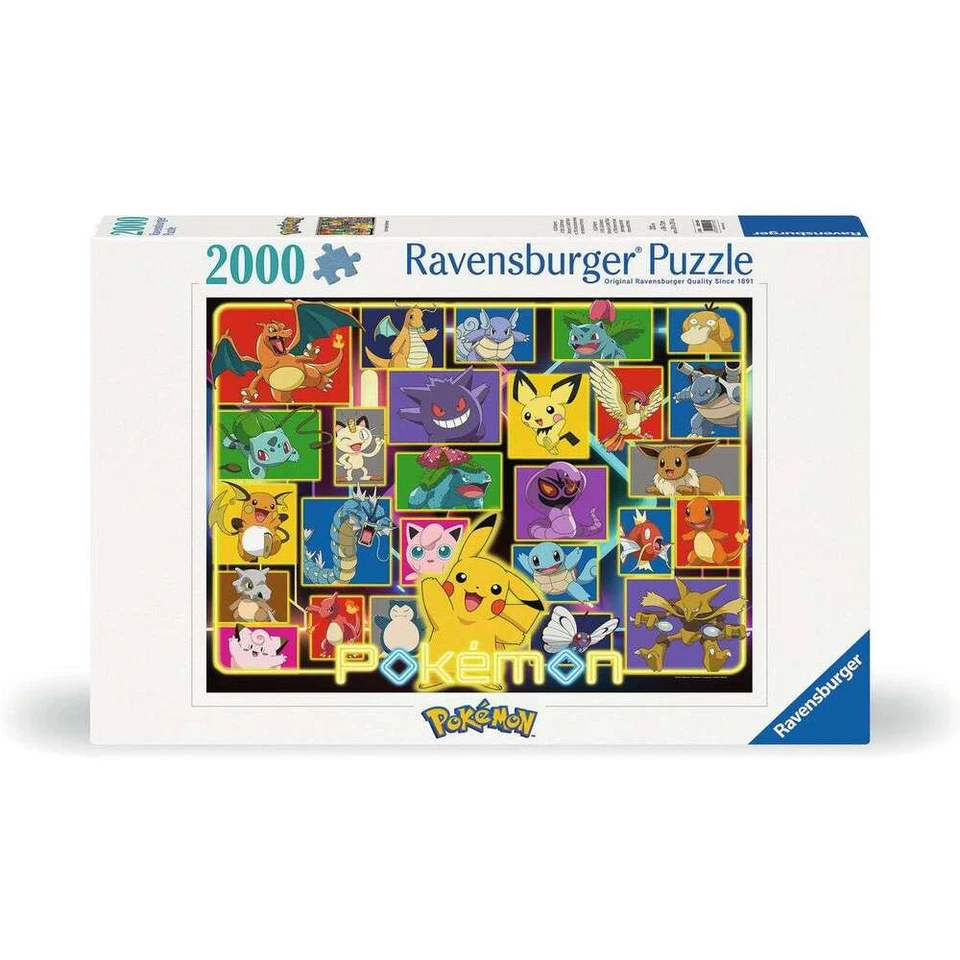 Ravensburger 12001130 - Pokemon - 2000 pieces jigsaw puzzle – Puzzle for adults