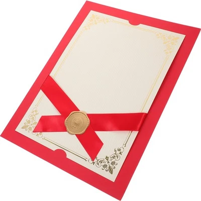 Papier-Zertifikathülle, Aktenhalter, Dokumentenschutzhülle, Papier-Diplomhülle - Bild 1 von 4