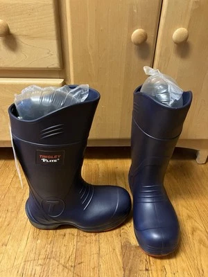 Tingley Rubber Boot Men's 6 Women’s 8 Knee High Navy Safety Toe Slip Resistant - Image 1 of 4