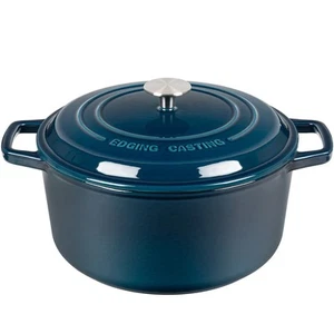 Enameled Cast Iron Dutch Oven Pot With Lid, Dutch Oven for Sourdough Bread Ba... - Picture 1 of 6
