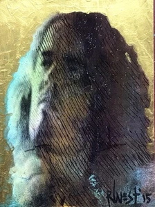 βππππΌπ πΉβπΈβπ».An Original Painting By Ro West. W/COA - Picture 1 of 4