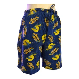 1990s The Simpsons Beach Bum Homer Blue Men's Bermuda Shorts Large - Bild 1 von 5