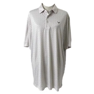 Herren Poloshirt Large Callaway Opti-Dri weiß und grau kurzarm sportlich - Bild 1 von 8