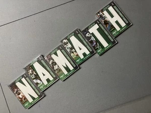 Jets Joe Namath HOF Legend Six Card Full Nameplate, 1 of 1, Encased, ExMnt++! - Picture 1 of 15
