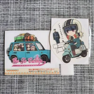Yuru Camp△ Laid-Back Vinyl Decal Stickers Waterproof Rin Shima Motorcycle  New - Picture 1 of 7