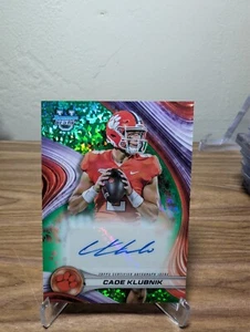 2024 Bowman's Best University Cade Klubnik #BOA-CK Green Refractor Auto /99 (RC) - Picture 1 of 2