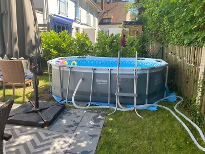 Komplettes Pool-Set mit Heizung & Filteranlage zu verkaufen. Sommer im Garten! - Bild 1 von 4
