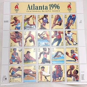 Atlanta Olympics US Stamps 3068 Centennial Issued May 1996 Never Hinged - Picture 1 of 12