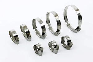 Hose Clips Stainless Steel Worm-Drive Radiator Heater Pipe Clamps 8mm to 120mm - Picture 1 of 6