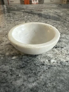 Better Homes Solid Marble Dip Bowl White - Picture 1 of 11