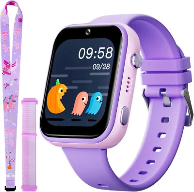 Kinder Smartwatch mit Telefonfunktion SOS Armbanduhr GPS Tracker Kinderuhr Watch - Bild 1 von 4