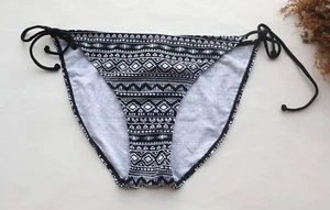 Women Sexy Bikini Bottom Swimwear Hipster bandage high cut/leg Bottom Black M - Picture 1 of 6