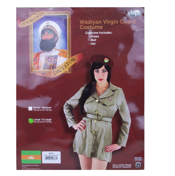 The Dictator Virgin Guard Adult Costume Small/medium