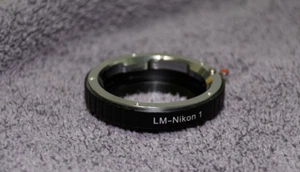 LM-Nikon1 für Leica M Objektiv auf Nikon 1 Mount Kamera Adapter J3 J4 J5 V3 S1 S2 AW1 - Bild 1 von 3