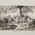 Battle of Trafalgar death of Nelson France Miliraire Victory ship Napoleon