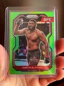 Curtis Blaydes Neon Green Prizm /75 - 2021 Panini Prizm UFC #50