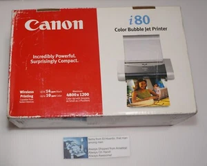 Canon i80 Color Bubble Jet Printer Bundle With Ink. FOR PARTS READ DESCRIPTION - Picture 1 of 13