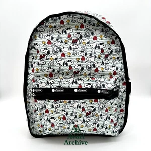 LeSportsac x Peanuts Snoopy Comic Strip Backpack Limited Edition NWT - Picture 1 of 6