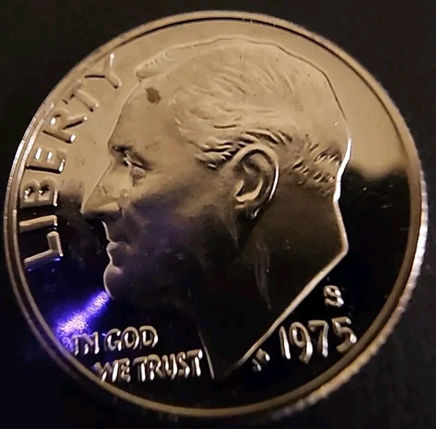 1975 S PROOF FROM SET WITH RPM AND DDO AND DDR. ☆☆FS-101 FS-501☆ MS+Deep Cameo  - Image 1 of 4