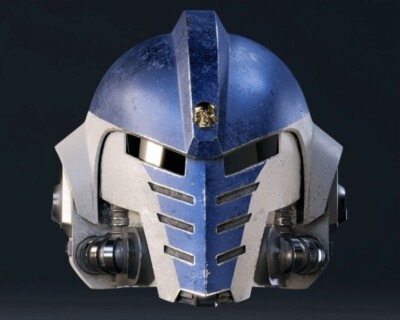 Warhammer40K  Space Marine 2 Inspired Helmet ...