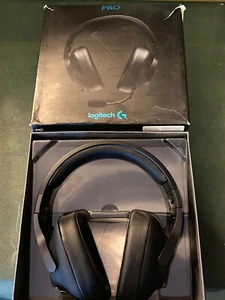 Logitech Pro Wired Gaming Headset Black - USED - Excellent Condition - Picture 1 of 9