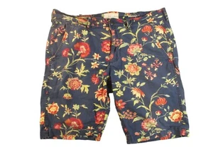 Denim & Supply Ralph Lauren Floral Golf Shorts Men 34x10 Blue Board Preppy Chino - Picture 1 of 19