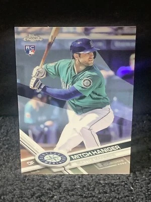 Mitch Haniger 2017 Topps Chrome Refractor RC #29 Seattle Mariners - Image 1 of 2