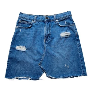 Falda vaquera We the free people mujer talla 27 flecos desgastados - Imagen 1 de 10