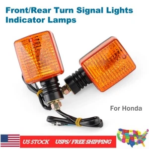 For HONDA XR650L XR250L CBR600F Front/Rear Turn Signal Lights Indicator Lamps US - Picture 1 of 15