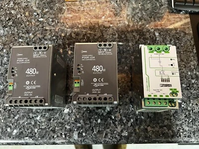 Phoenix Contact Redundancy Module 24VDC and IDEC PS6R-J24 480w 24V DC Power Sup - Image 1 of 2