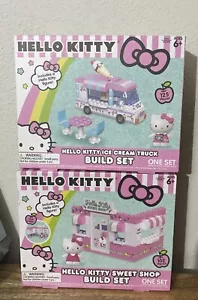 Hello Kitty Bausets: Eiswagen & Süßwarenladen Bausets Spielzeug Lego NEU - Bild 1 von 3